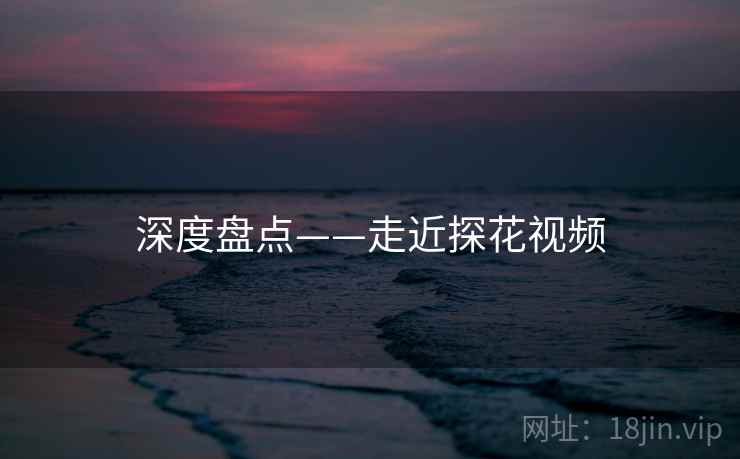 深度盘点——走近探花视频